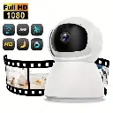 Camera de securitate WiFi WJG 1080P HD cu urmărire automată, vedere nocturnă colorată și audio bidirecțional - compatibilă cu smartphone-uri pentru supraveghere acasă